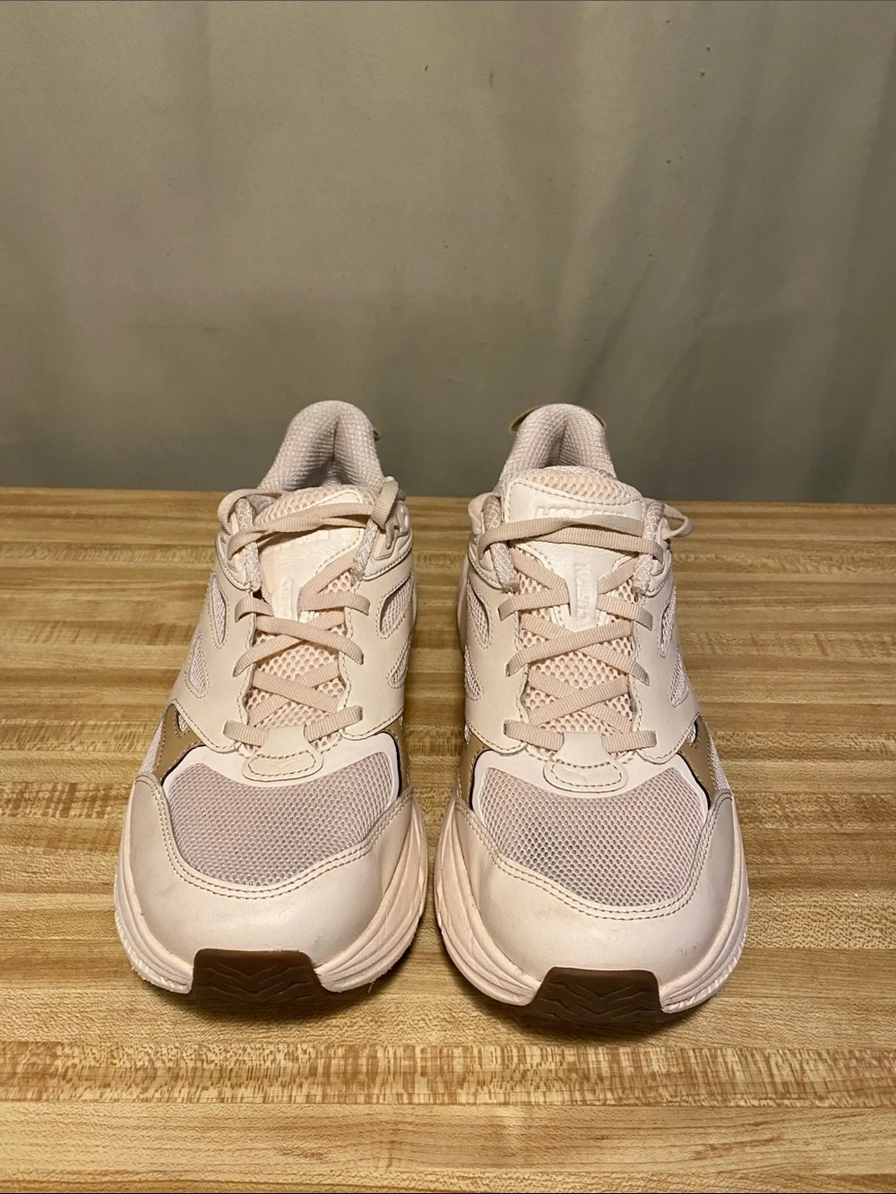 Hoka One One U Clifton L Athletics Vanilla Wheat Running shoes Mens 10/ WMNS 11